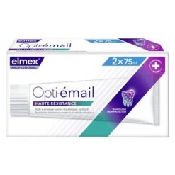 PROFESSIONAL - OPTI-ÉMAIL - Dentifrice Haute Résistance, 2x75ml
