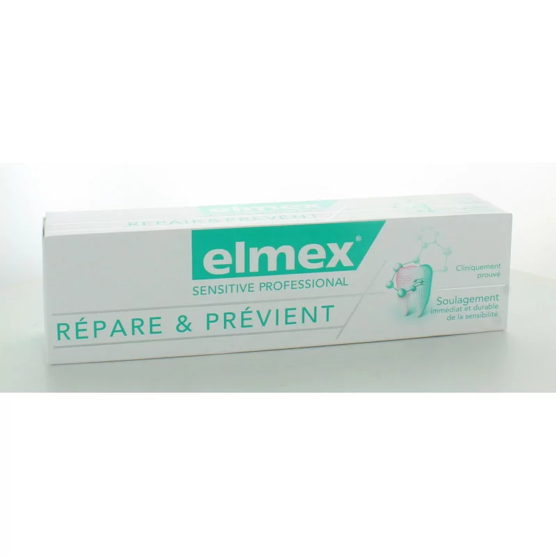 Elmex Sensitive Professional Répare Et Prévient 75ml 3 Elmex Sensitive Professional Répare Et Prévient 75ml