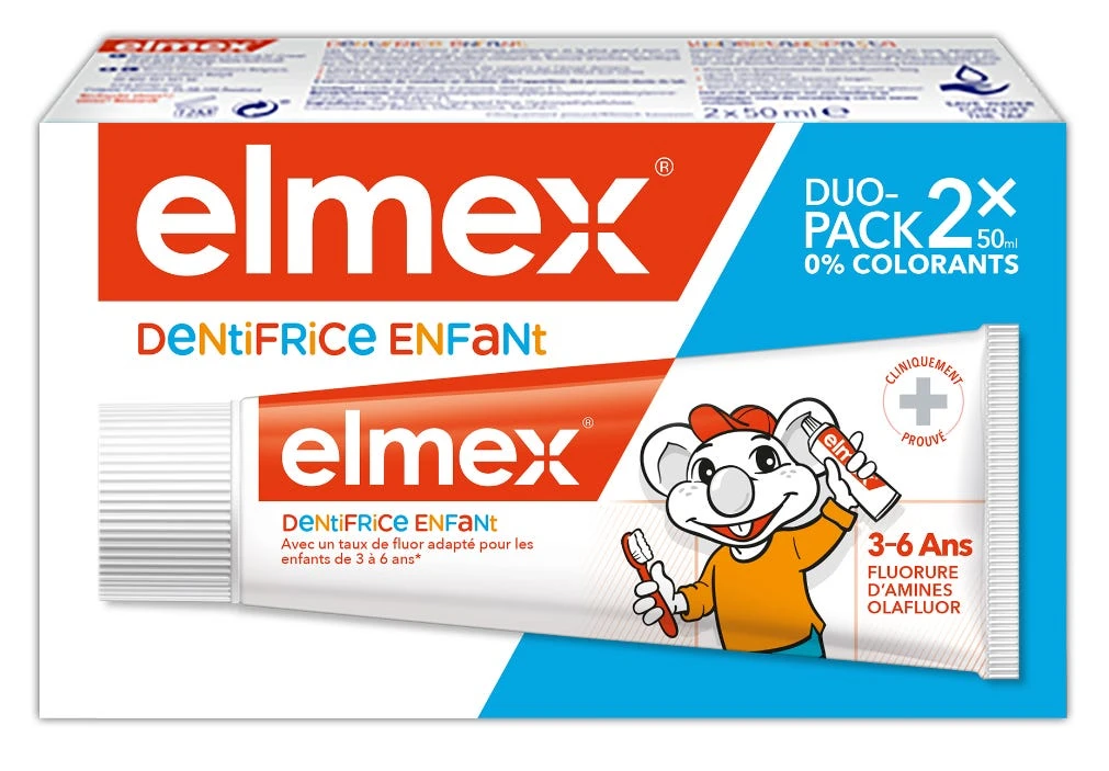 ENFANT - Dentifrice Protection Caries 3-6 Ans , 2x50ml 3 ENFANT - Dentifrice Protection Caries 3-6 Ans , 2x50ml
