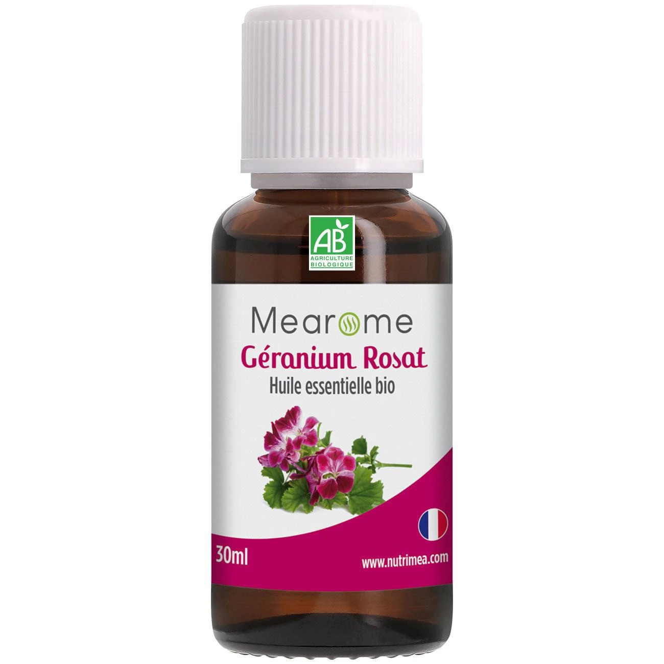 Huile Essentielle De GERANIUM ROSAT BIO - 30ML 4 Huile Essentielle De GERANIUM ROSAT BIO - 30ML – Image 2