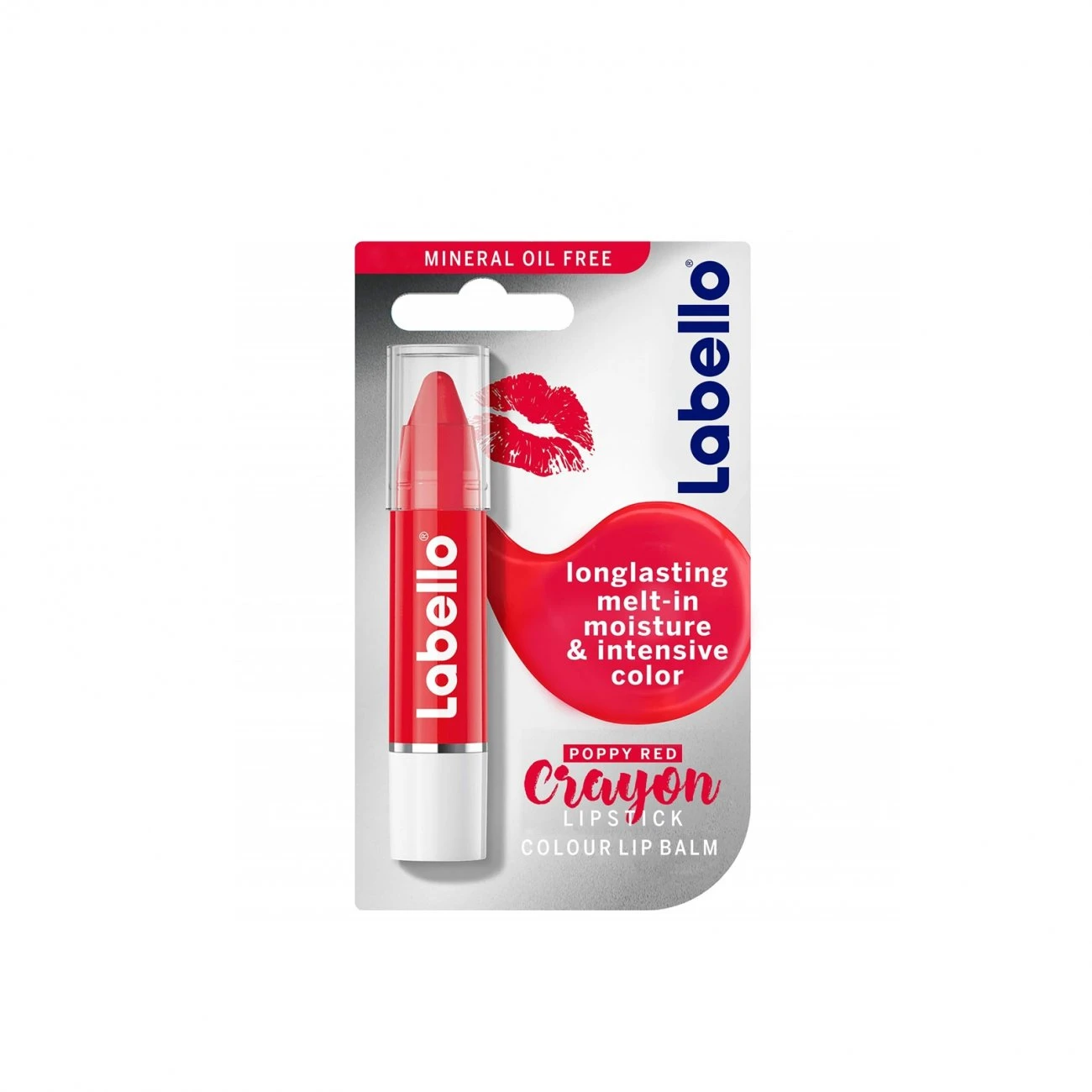 NIVEA Labello Crayon Lipstick 03 Poppy Red 3g (0.11 Oz) 3 NIVEA Labello Crayon Lipstick 03 Poppy Red 3g (0.11 Oz)