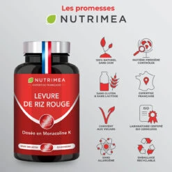 Levure De Riz Rouge -NIVEA shop levure de riz rouge coq10 600mg 4