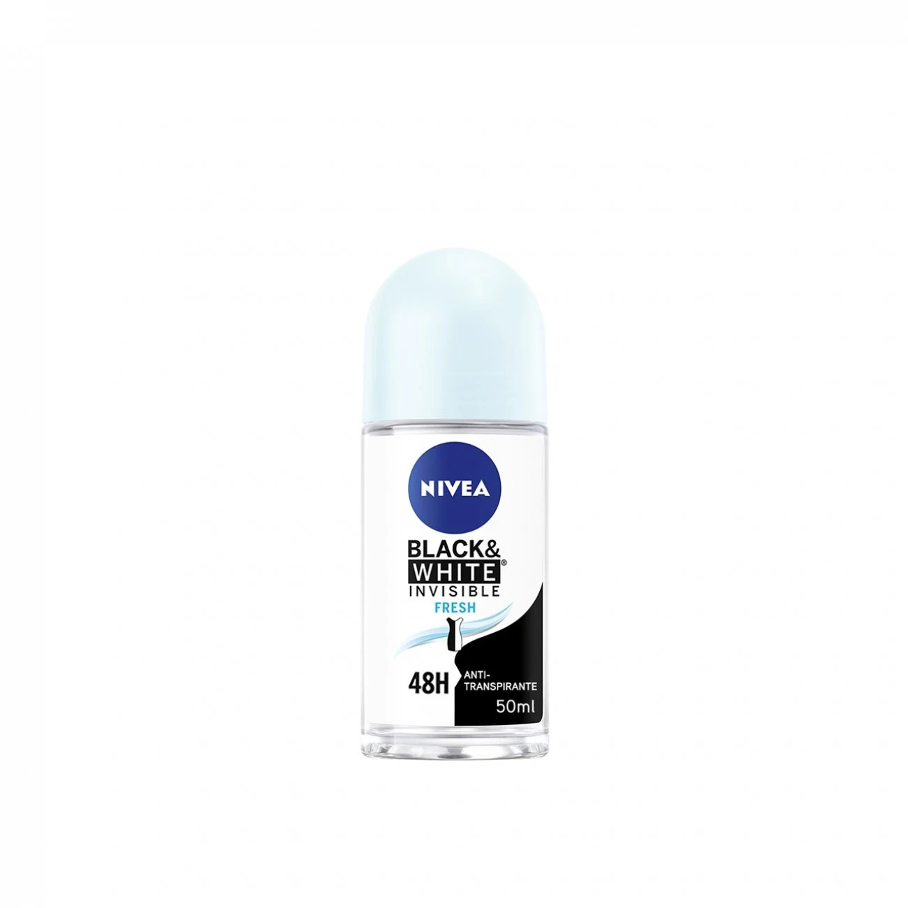 Nivea Black & White Invisible Fresh Roll-On 50ml (1.69fl Oz) 4 Nivea Black & White Invisible Fresh Roll-On 50ml (1.69fl Oz) – Image 2