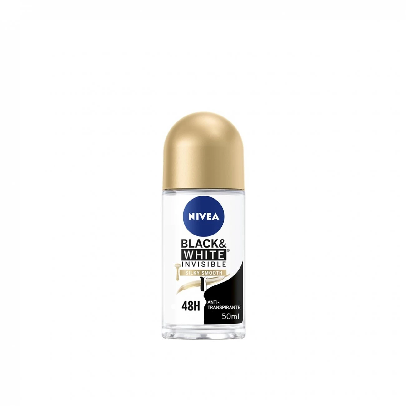 Nivea Black & White Invisible Silky Smooth Roll-On 50ml (1.69fl Oz) 4 Nivea Black & White Invisible Silky Smooth Roll-On 50ml (1.69fl Oz) – Image 2