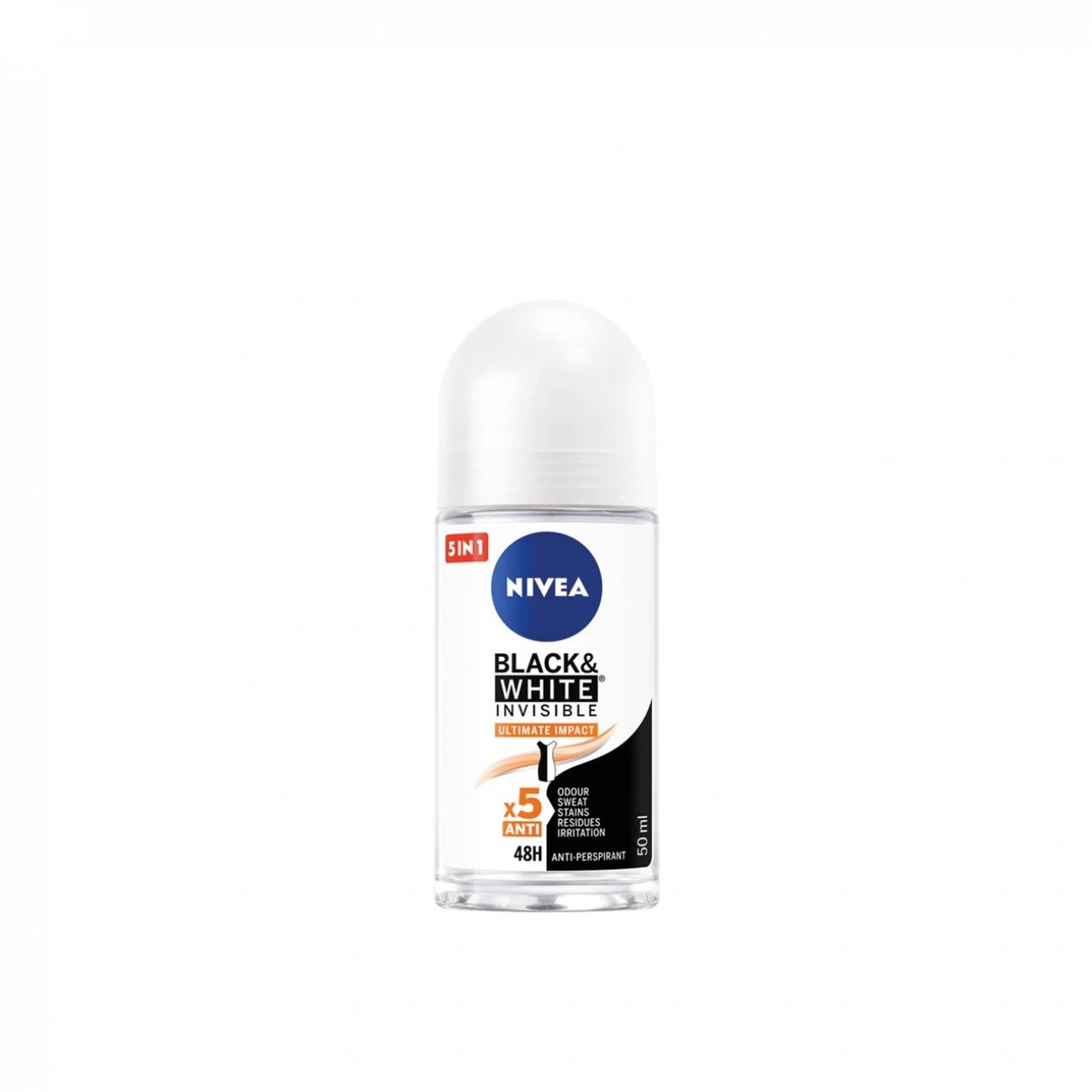 Nivea Black & White Invisible Ultimate Impact Roll-On 50ml (1.69fl Oz) 3 Nivea Black & White Invisible Ultimate Impact Roll-On 50ml (1.69fl Oz)