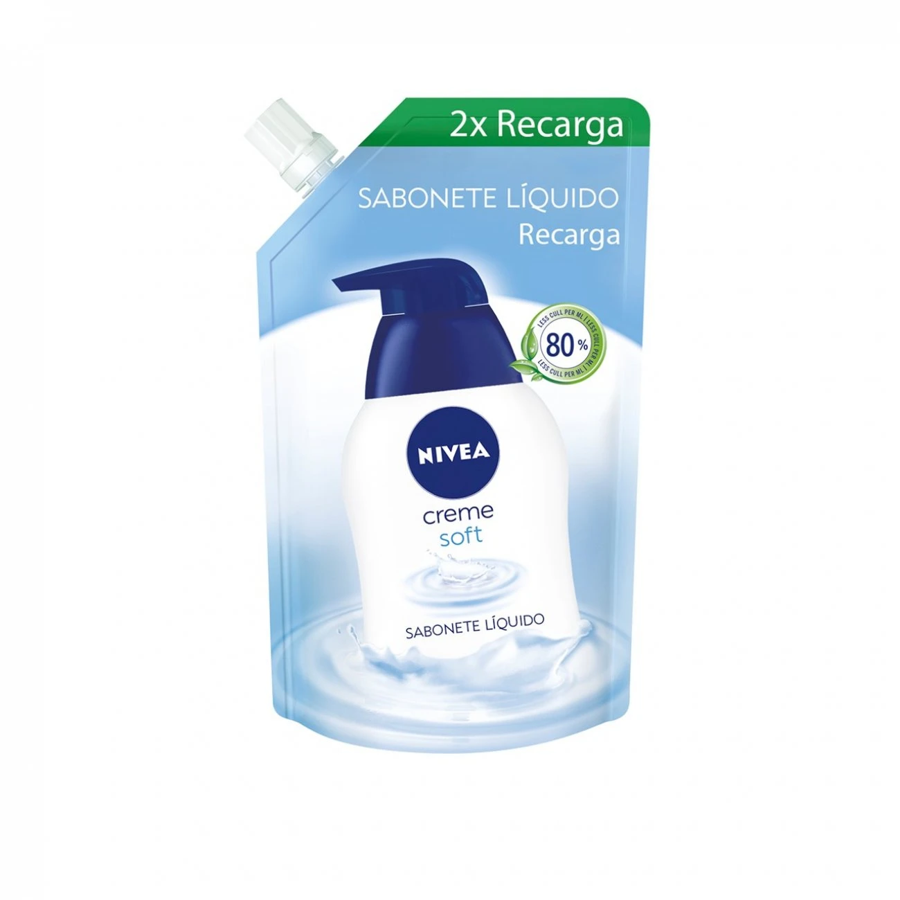 Nivea Creme Soft Liquid Care Soap Refill Bag 500ml (16.91fl Oz) 4 Nivea Creme Soft Liquid Care Soap Refill Bag 500ml (16.91fl Oz) – Image 2