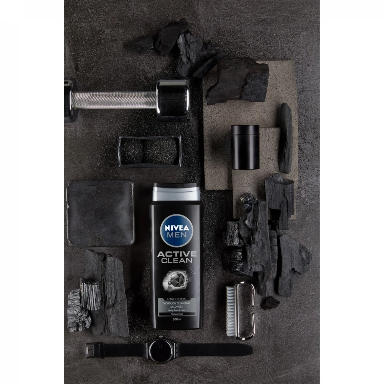 Nivea Men Active Clean 3 In 1 Shower Gel 500ml (16.91fl Oz) 4 Nivea Men Active Clean 3 In 1 Shower Gel 500ml (16.91fl Oz) – Image 2