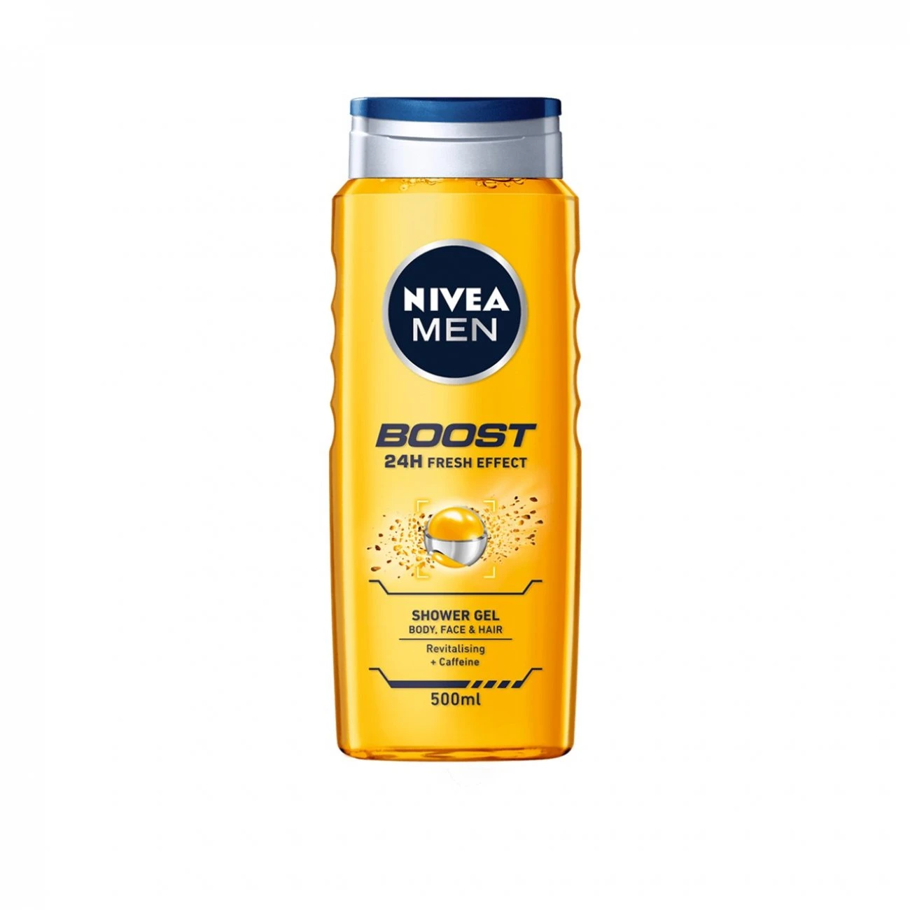 Nivea Men Boost 3 In 1 Shower Gel 500ml (16.91fl Oz) 3 Nivea Men Boost 3 In 1 Shower Gel 500ml (16.91fl Oz)
