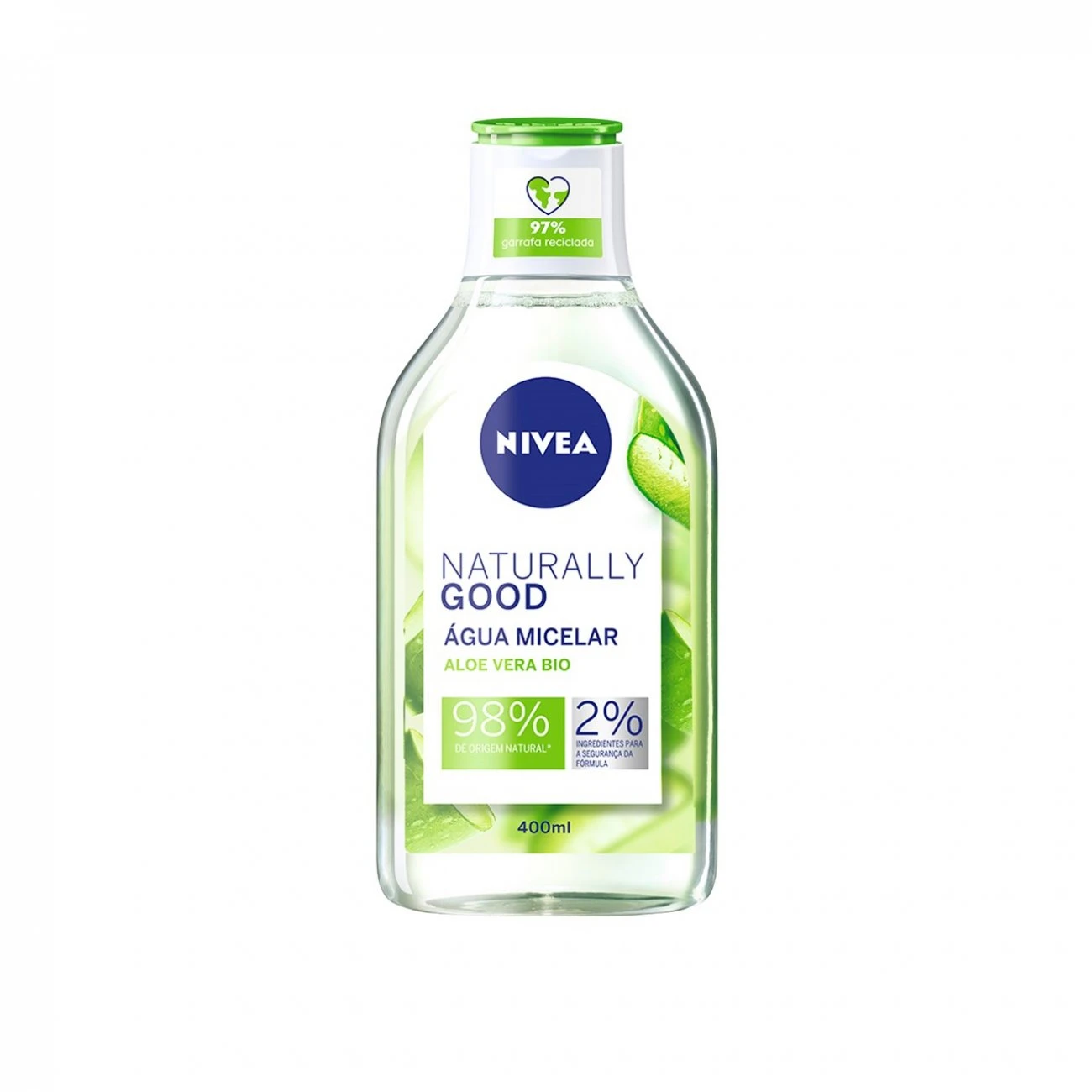Nivea Naturally Good Aloe Vera Bio Micellar Water 400ml (13.53fl Oz) 3 Nivea Naturally Good Aloe Vera Bio Micellar Water 400ml (13.53fl Oz)