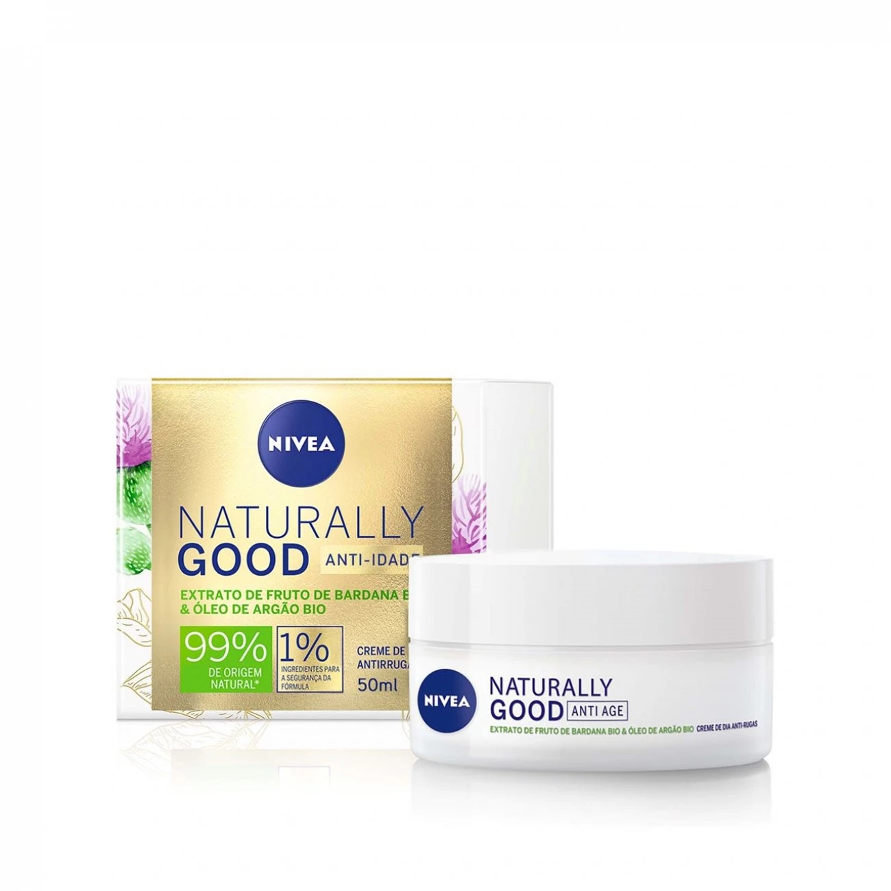 Nivea Naturally Good Anti-Age Day Cream 50ml (1.69fl Oz) 4 Nivea Naturally Good Anti-Age Day Cream 50ml (1.69fl Oz) – Image 2