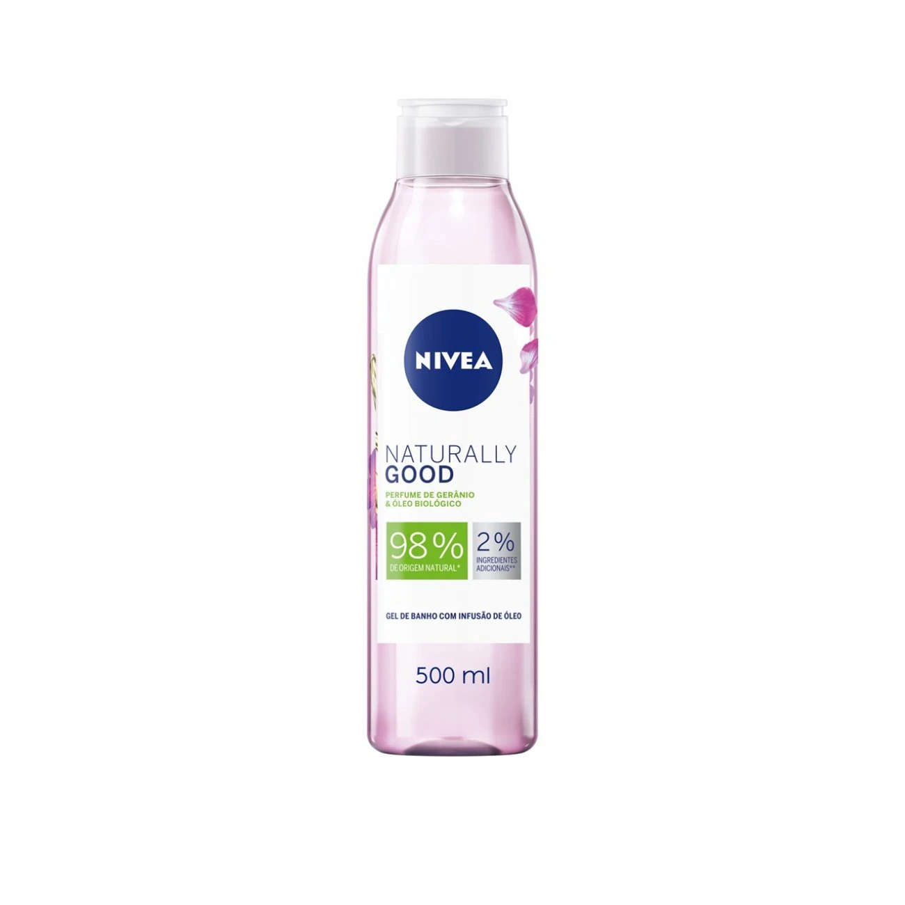 Nivea Naturally Good Geranium & Bio Oil Shower Gel 500ml (16.91fl Oz) 3 Nivea Naturally Good Geranium & Bio Oil Shower Gel 500ml (16.91fl Oz)