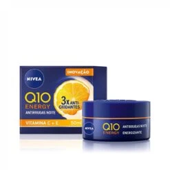 Nivea Q10 Energy Anti-Wrinkle Energizing Night Cream 50ml (1.69fl Oz)