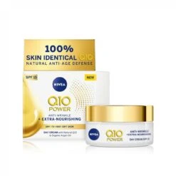 Nivea Q10 Power Anti-Wrinkle + Extra-Nourishing Day Cream SPF15 50ml (1.69fl Oz)