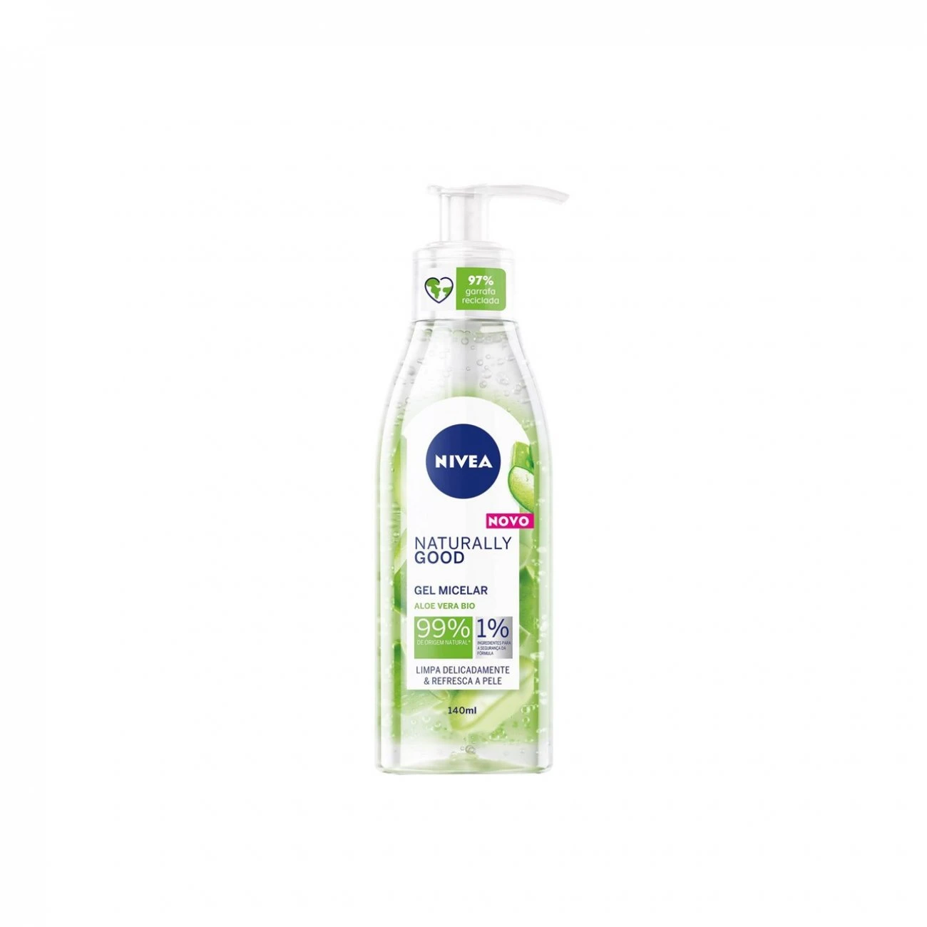 Nivea Naturally Good Aloe Vera Bio Micellar Face Wash Gel 140ml (4.73fl Oz) 3 Nivea Naturally Good Aloe Vera Bio Micellar Face Wash Gel 140ml (4.73fl Oz)